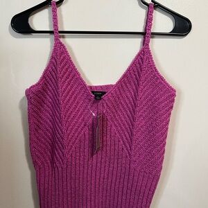 J. Crew Pink Knit Tank Top